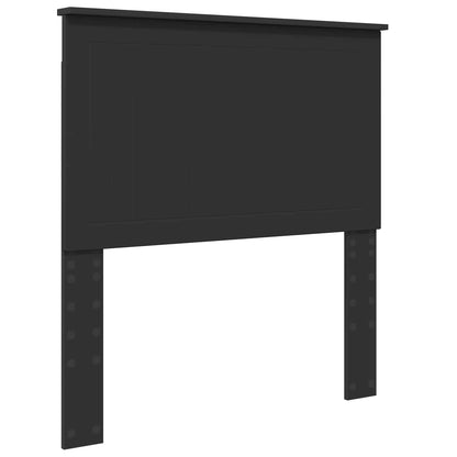 Testiera con testiera Rovere Nero 90 cm Legno multistrato