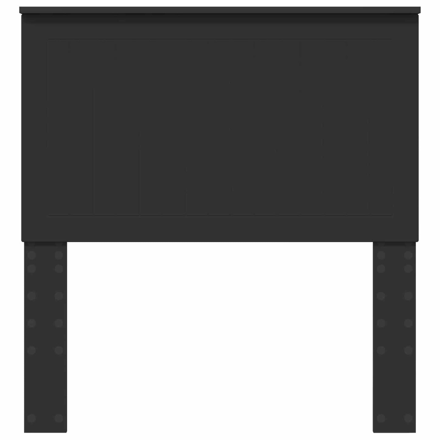 Testiera con testiera Rovere Nero 90 cm Legno multistrato