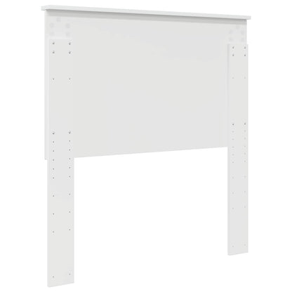 Testiera con testiera Bianco Lucido 90 cm Legno multistrato