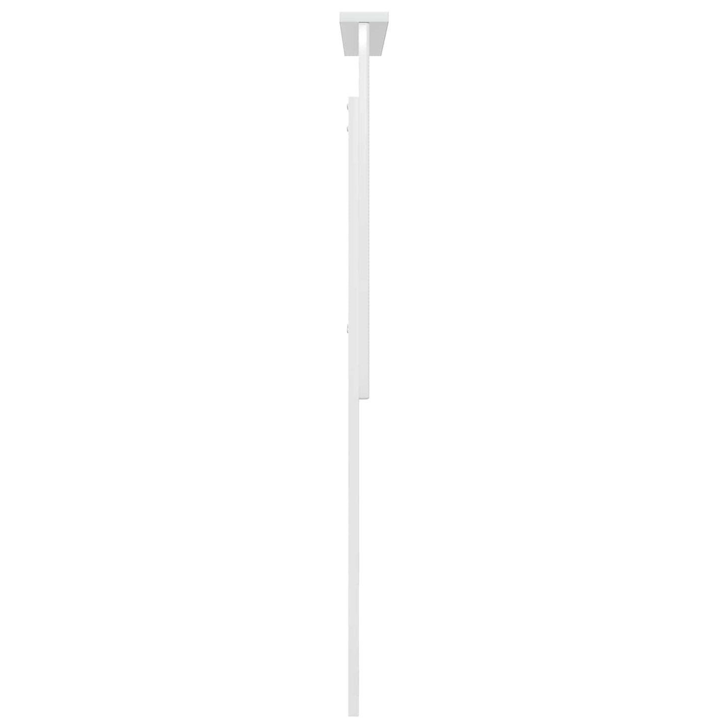 Testiera con testiera Bianco Lucido 90 cm Legno multistrato