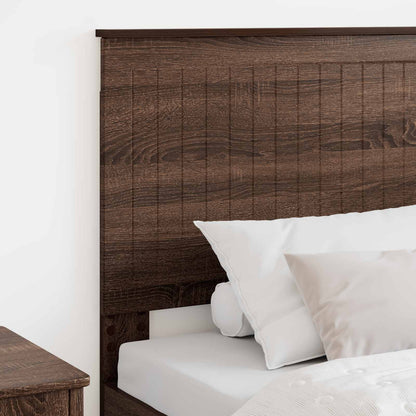 Testiera con testiera Rovere Marrone 90 cm Legno multistrato