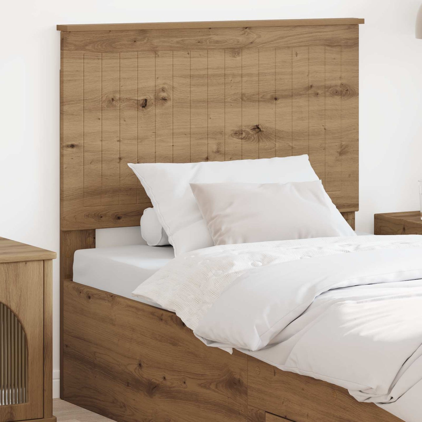 Testiera Rovere artigianale 90 cm Legno multistrato