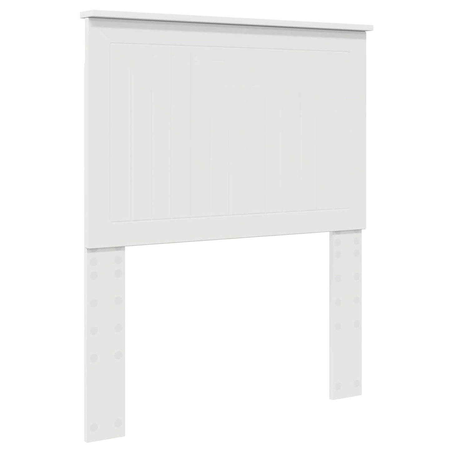 Testiera con testiera Bianco 80 cm Legno multistrato