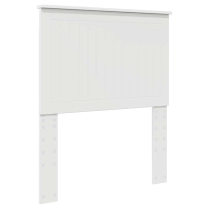 Testiera con testiera Bianco 80 cm Legno multistrato
