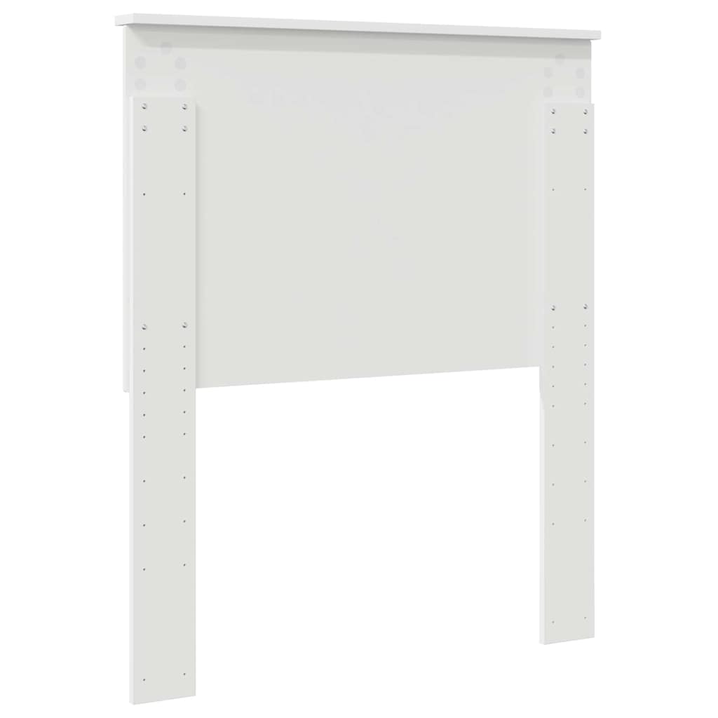 Testiera con testiera Bianco 80 cm Legno multistrato