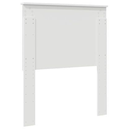 Testiera con testiera Bianco 80 cm Legno multistrato