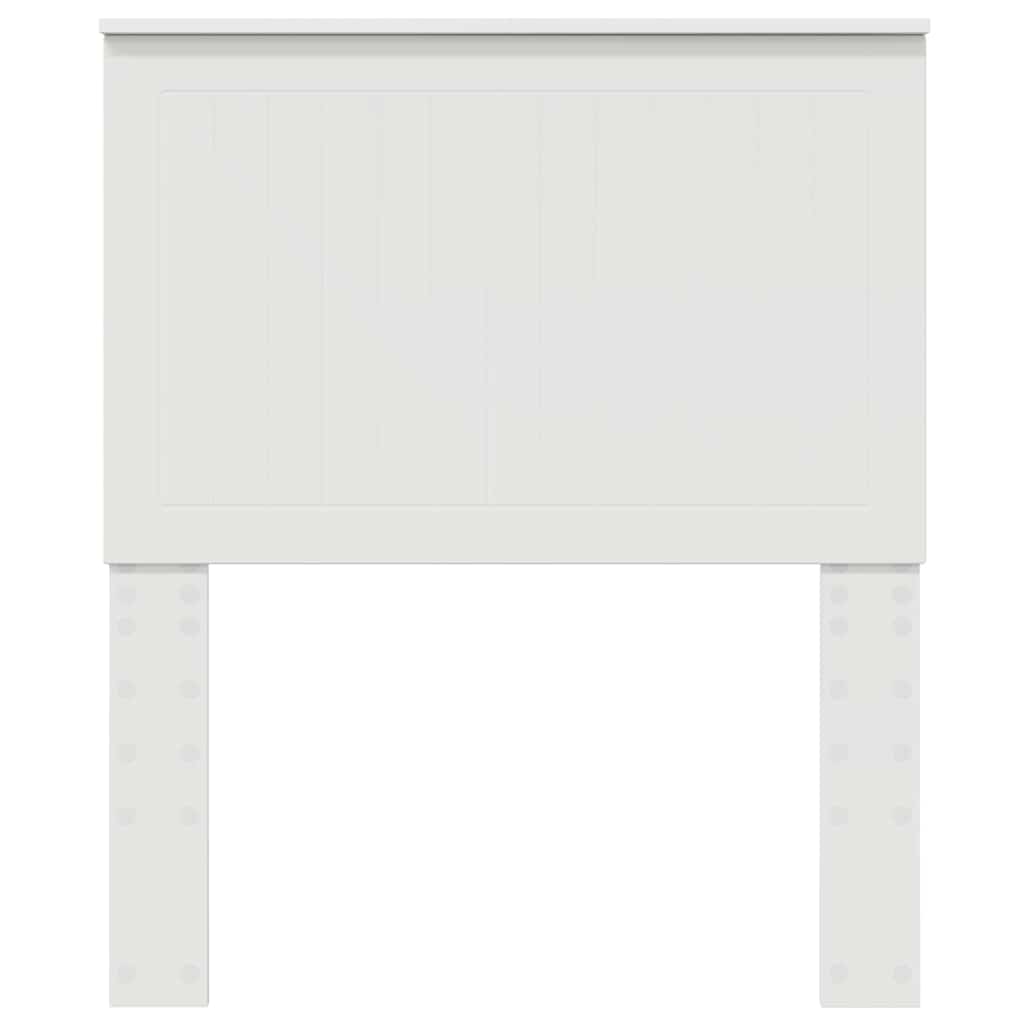 Testiera con testiera Bianco 80 cm Legno multistrato