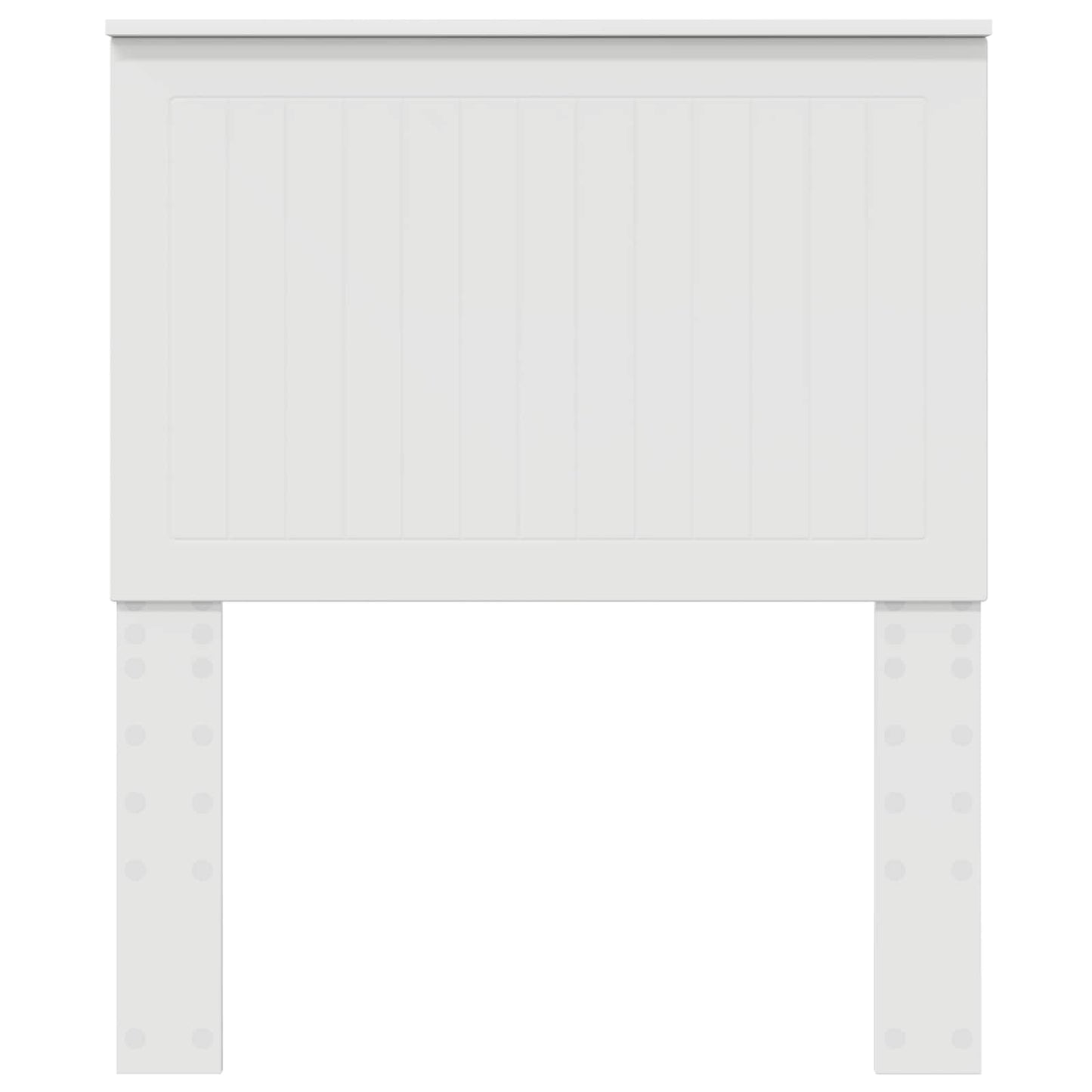 Testiera con testiera Bianco 80 cm Legno multistrato