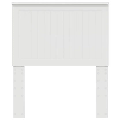 Testiera con testiera Bianco 80 cm Legno multistrato