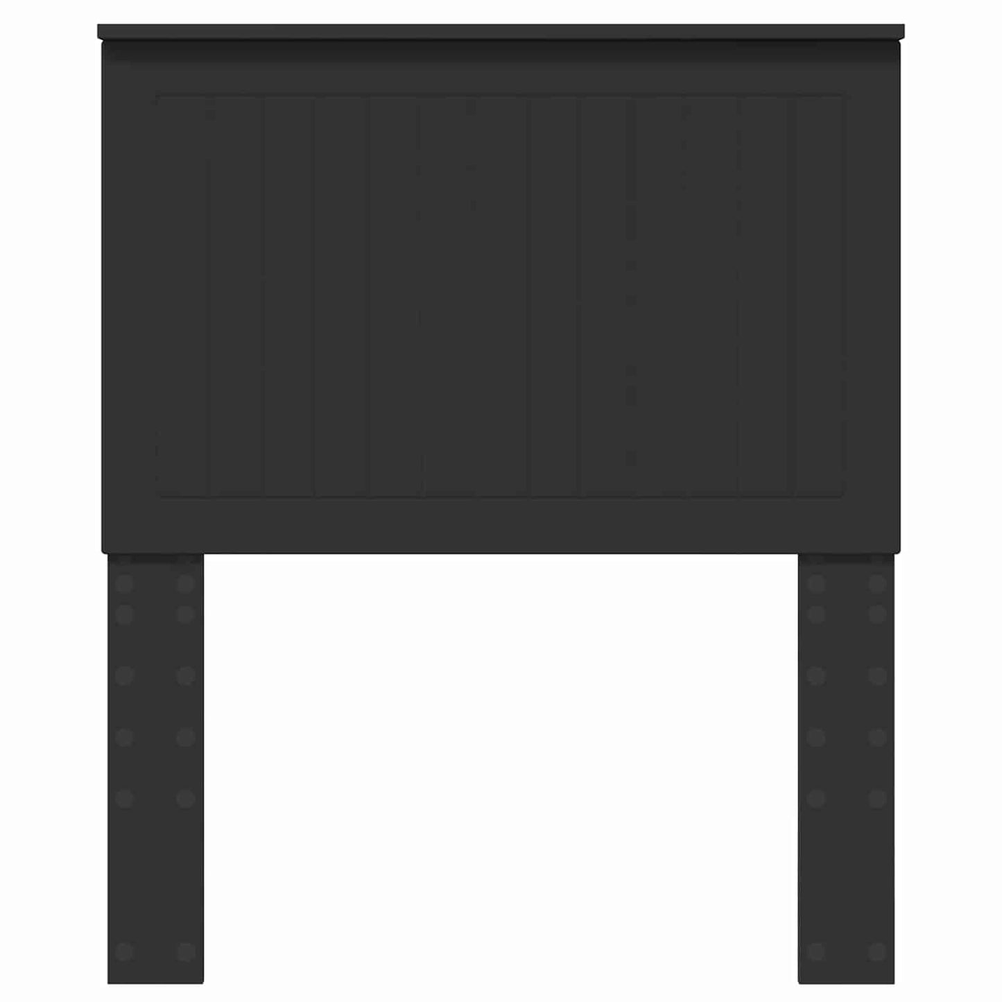 Testiera con testiera Rovere Nero 80 cm Legno multistrato