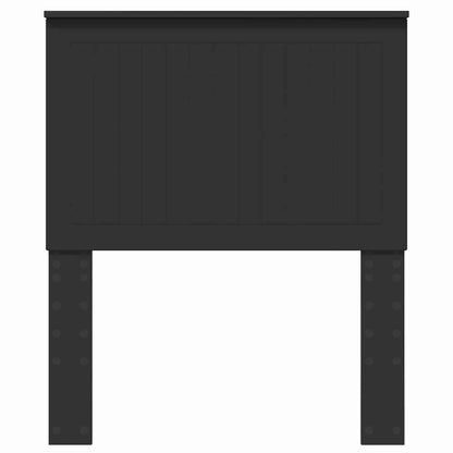 Testiera con testiera Rovere Nero 80 cm Legno multistrato