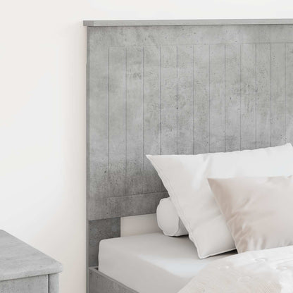 Testiera con testiera Grigio cemento 80 cm Legno multistrato | homemem39