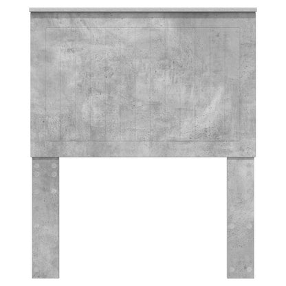 Testiera con testiera Grigio cemento 80 cm Legno multistrato | homemem39