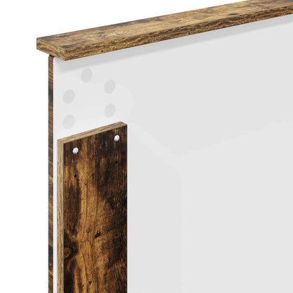 Testiera con testiera Rovere fumé 80 cm Legno multistrato