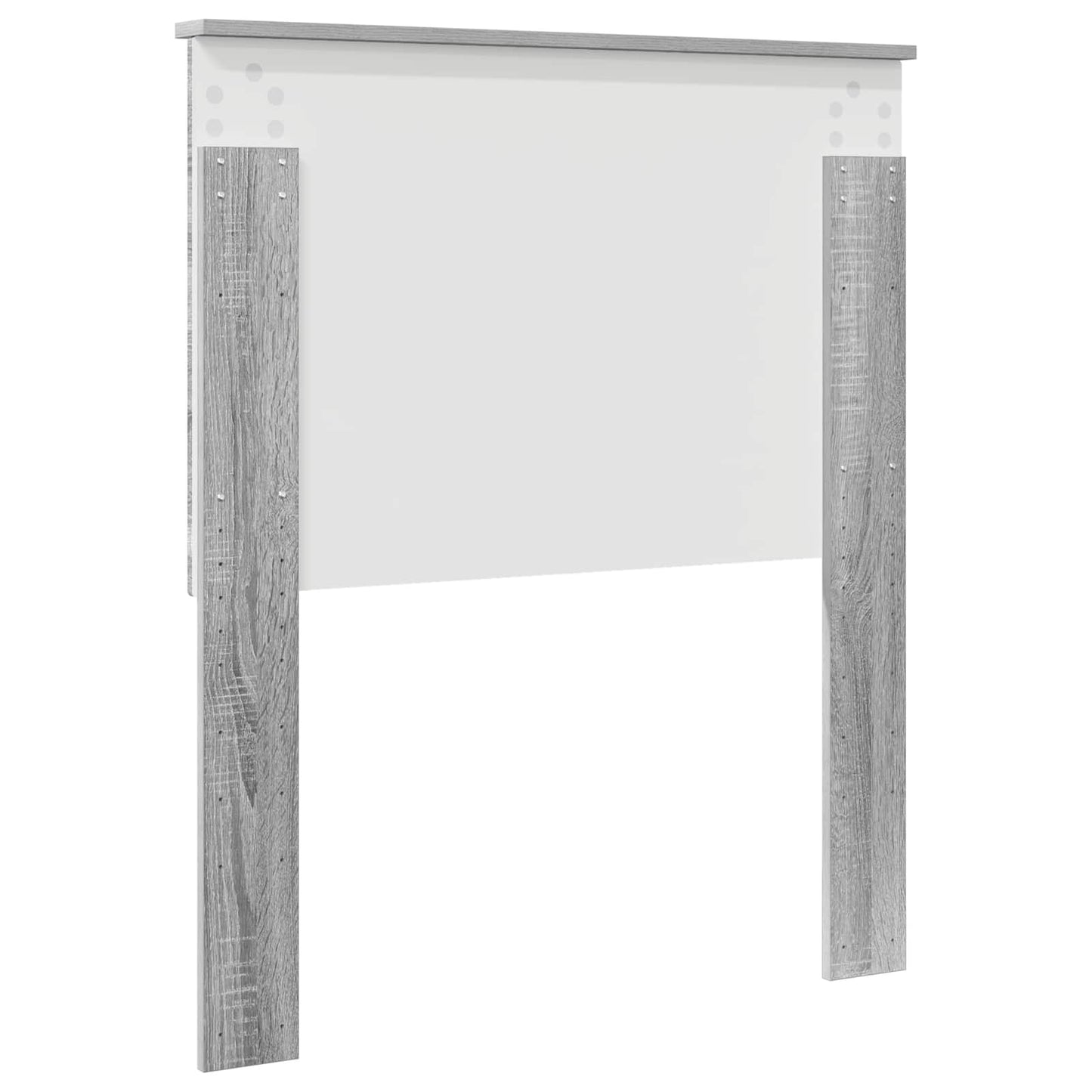 Testiera con testiera Grigio Sonoma 80 cm Legno multistrato