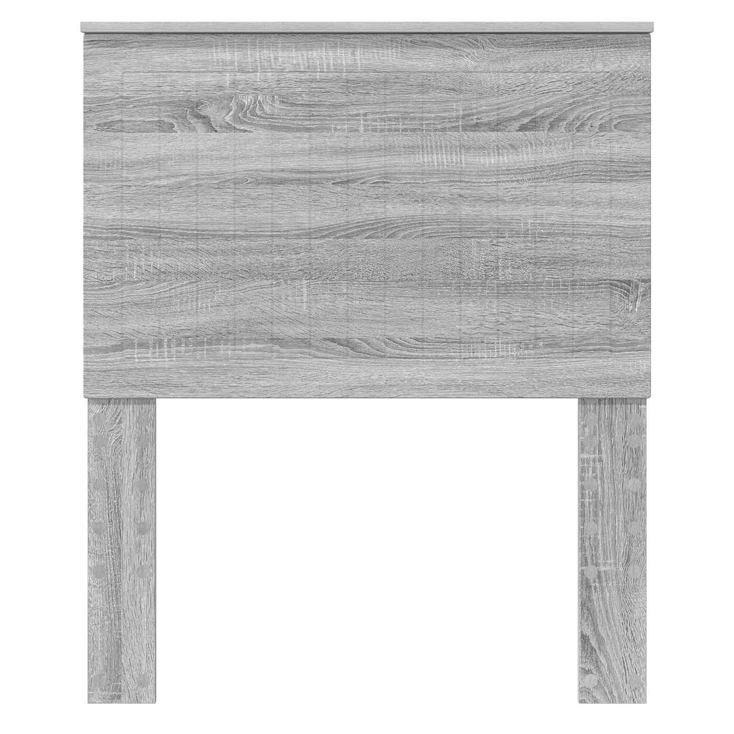 Testiera con testiera Grigio Sonoma 80 cm Legno multistrato
