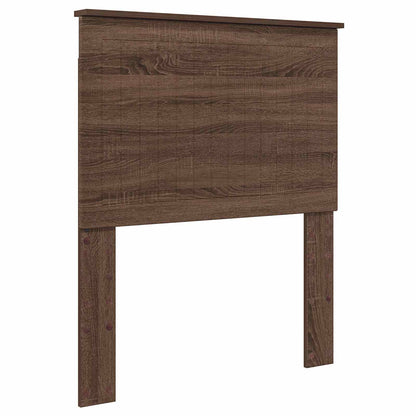 Testiera con testiera Rovere Marrone 80 cm Legno multistrato