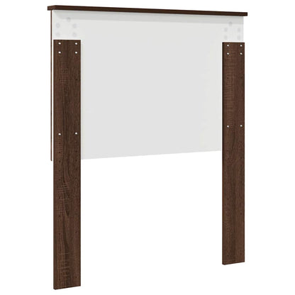 Testiera con testiera Rovere Marrone 80 cm Legno multistrato