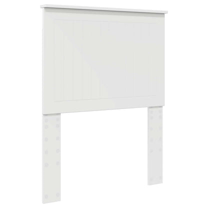 Testiera con testiera Bianco 75 cm Legno multistrato