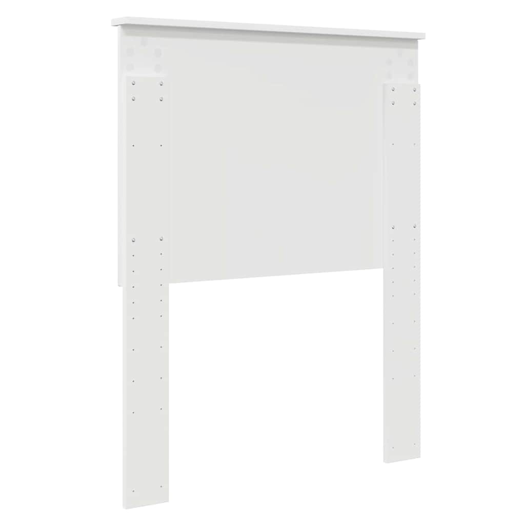 Testiera con testiera Bianco 75 cm Legno multistrato