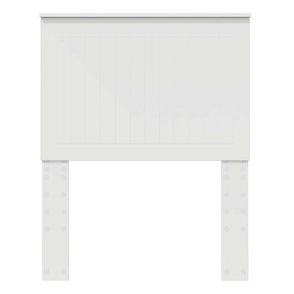 Testiera con testiera Bianco 75 cm Legno multistrato