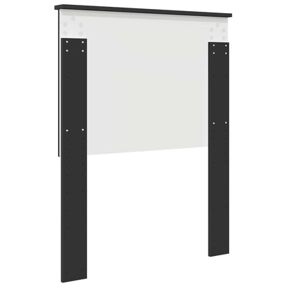 Testiera con testiera Rovere Nero 75 cm Legno multistrato