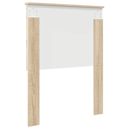Testiera con testiera Rovere Sonoma 75 cm Legno multistrato