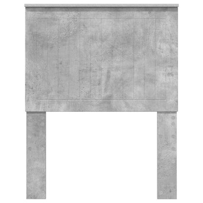 Testiera con testiera Grigio cemento 75 cm Legno multistrato