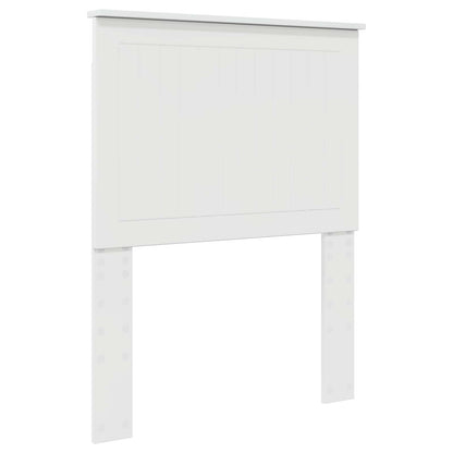 Testiera con testiera Bianco Lucido 75 cm Legno multistrato