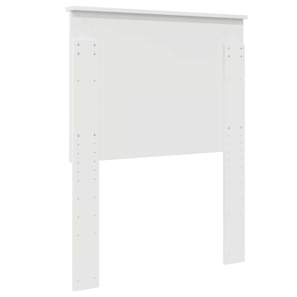 Testiera con testiera Bianco Lucido 75 cm Legno multistrato