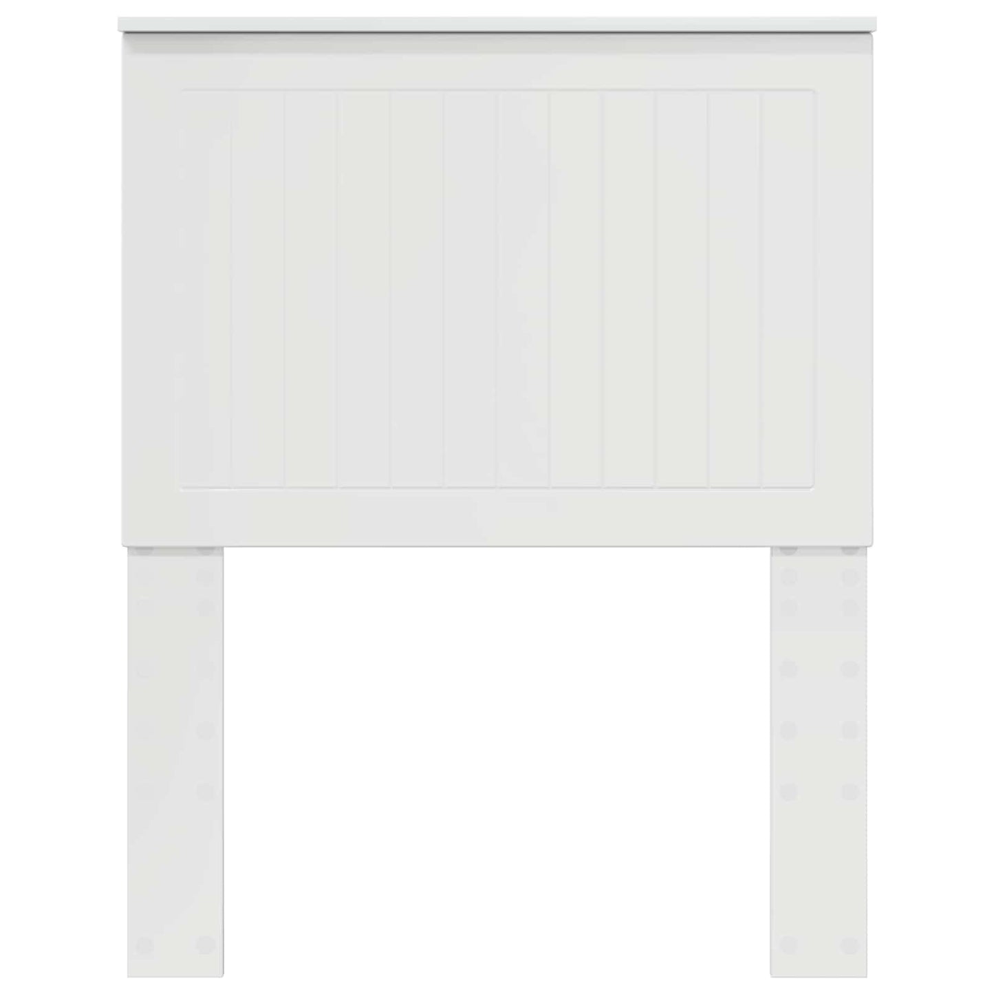 Testiera con testiera Bianco Lucido 75 cm Legno multistrato