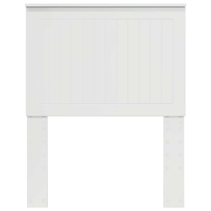 Testiera con testiera Bianco Lucido 75 cm Legno multistrato