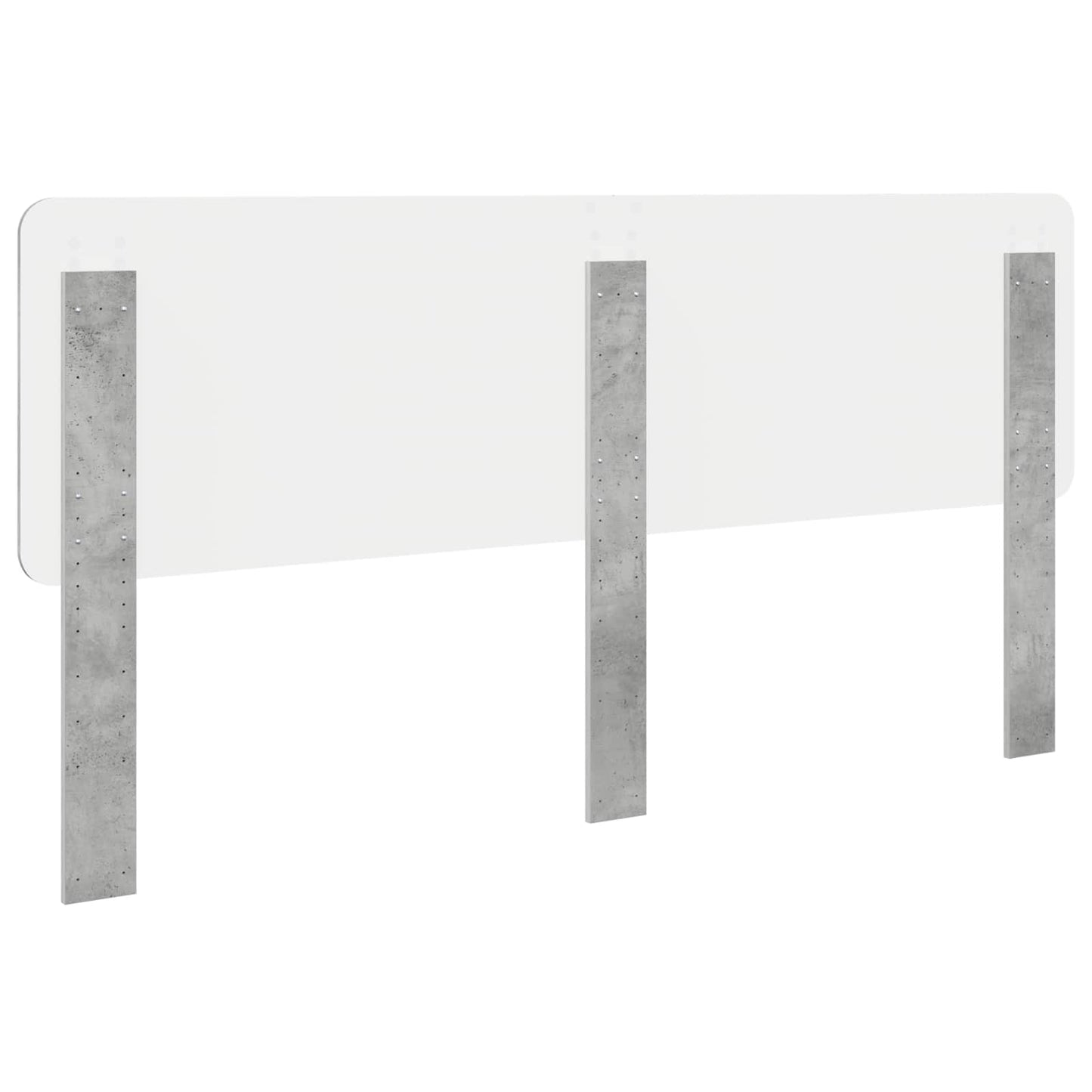 Testiera Grigio cemento Legno ingegnerizzato