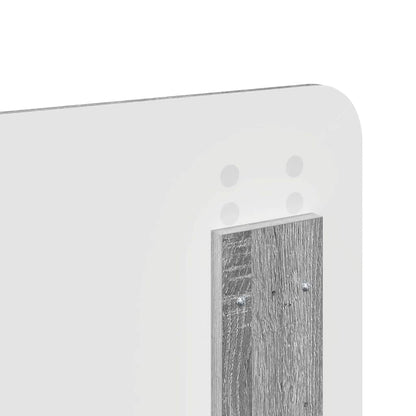 Testiera con testiera Grigio Sonoma 200 cm Legno multistrato