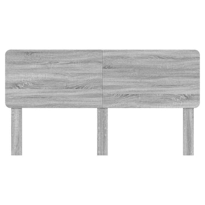 Testiera con testiera Grigio Sonoma 200 cm Legno multistrato