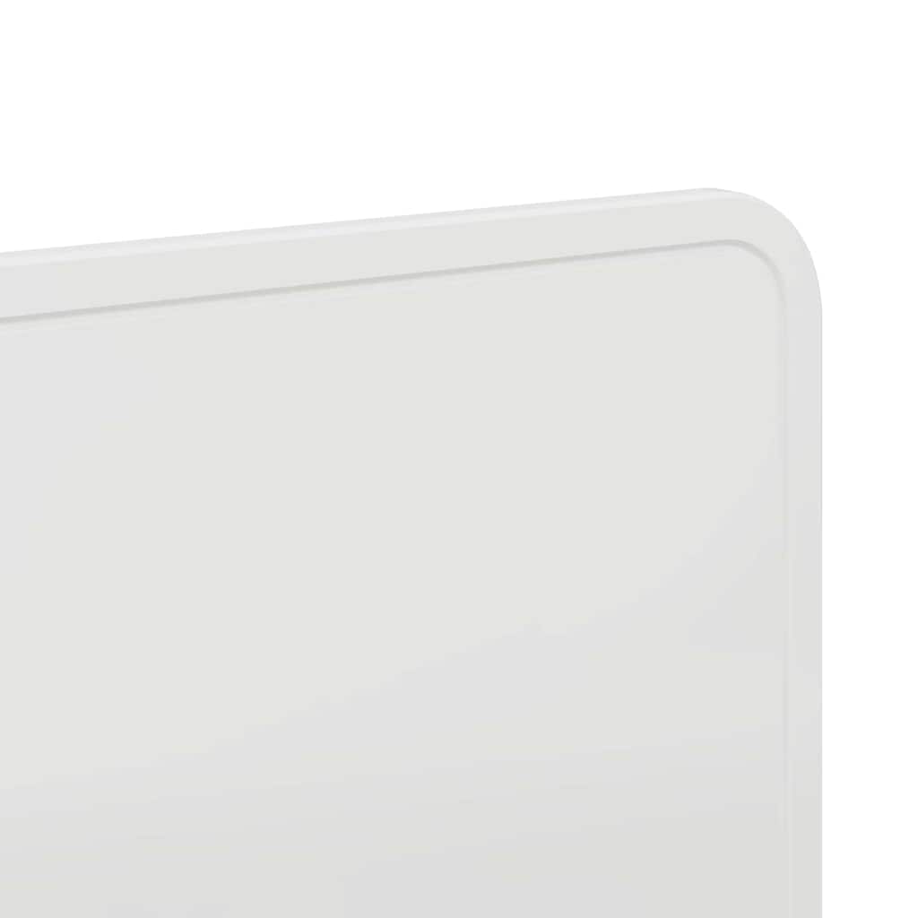 Testiera con testiera Bianco 180 cm Legno multistrato