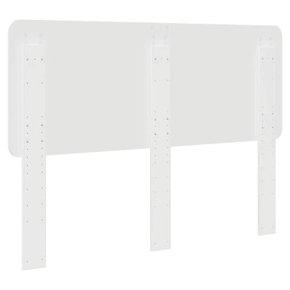 Testiera con testiera Bianco Lucido 160 cm Legno multistrato