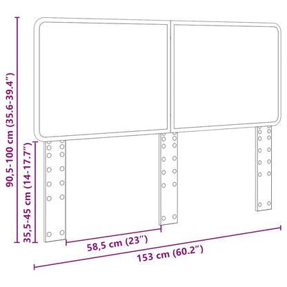 Testiera con testiera Legno vecchio 150 cm Legno multistrato
