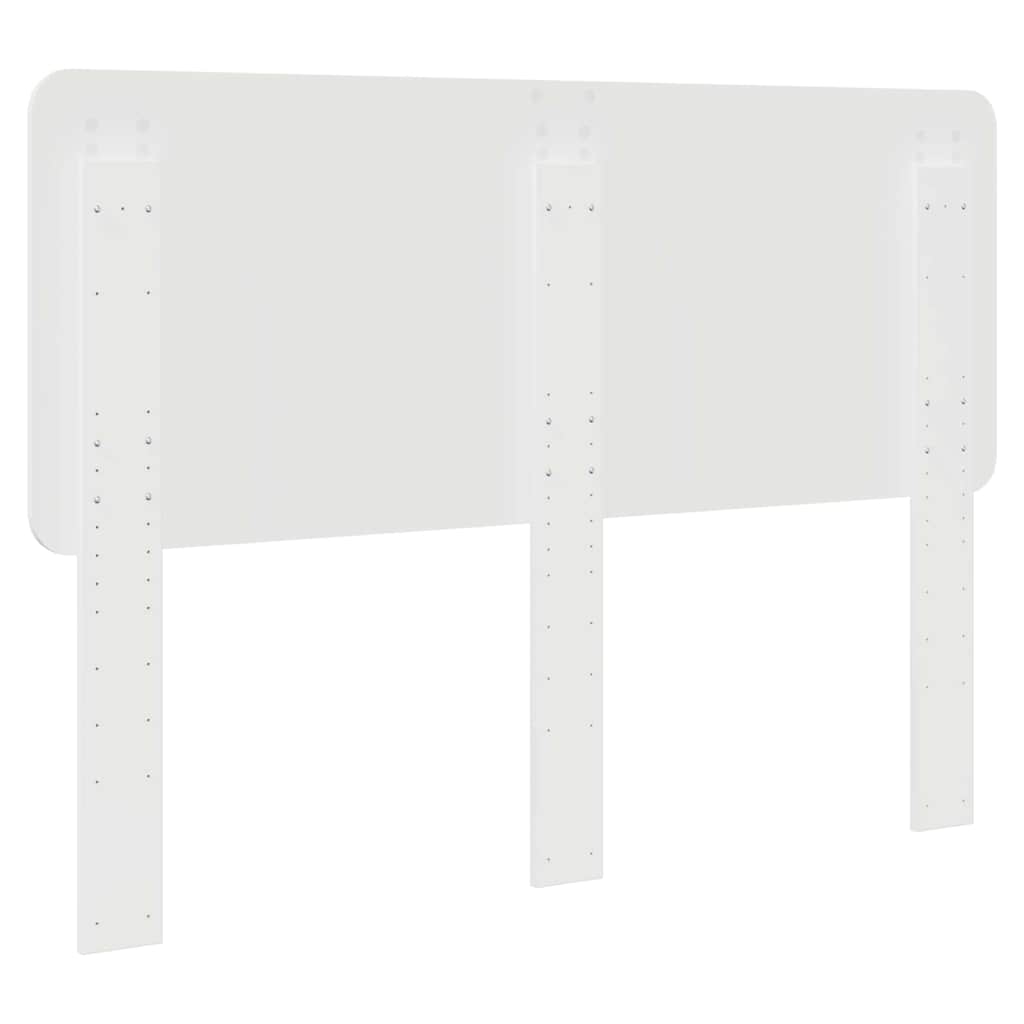 Testiera con testiera Bianco Lucido 140 cm Legno multistrato