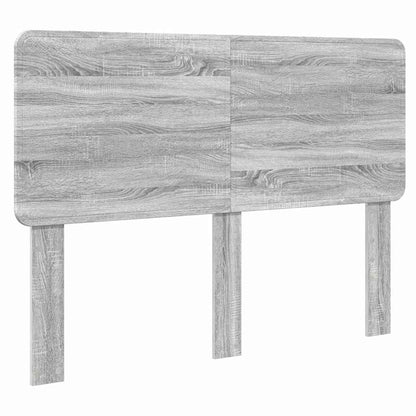 Testiera con testiera Grigio Sonoma 140 cm Legno multistrato