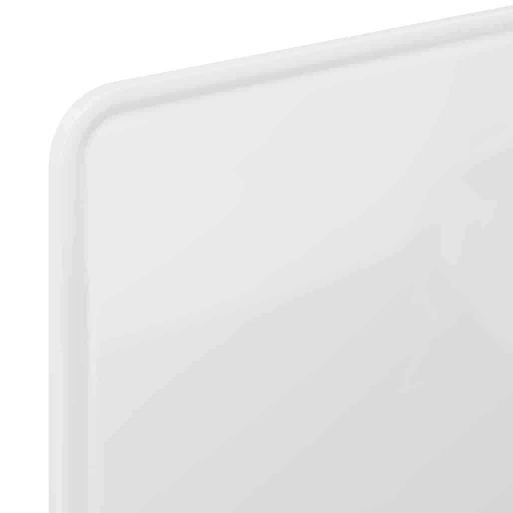 Testiera con testiera Bianco Lucido 90 cm Legno multistrato