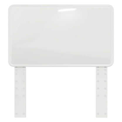 Testiera con testiera Bianco Lucido 90 cm Legno multistrato