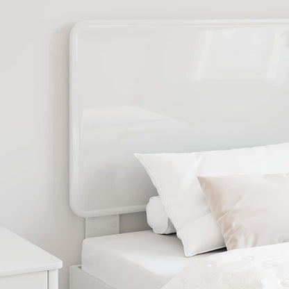 Testiera con testiera Bianco Lucido 80 cm Legno multistrato