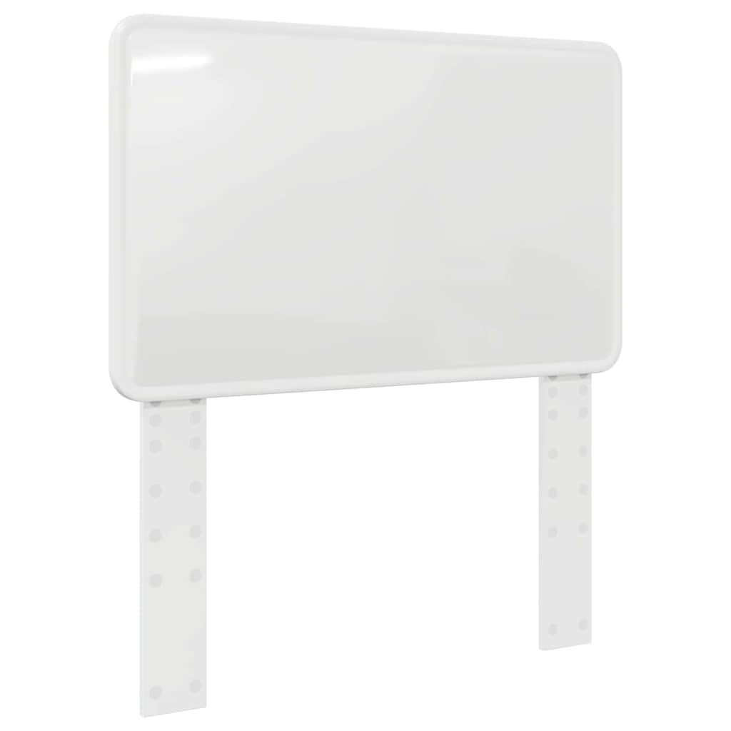 Testiera con testiera Bianco Lucido 80 cm Legno multistrato