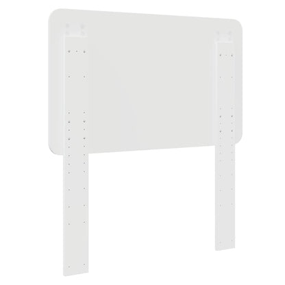 Testiera con testiera Bianco Lucido 80 cm Legno multistrato