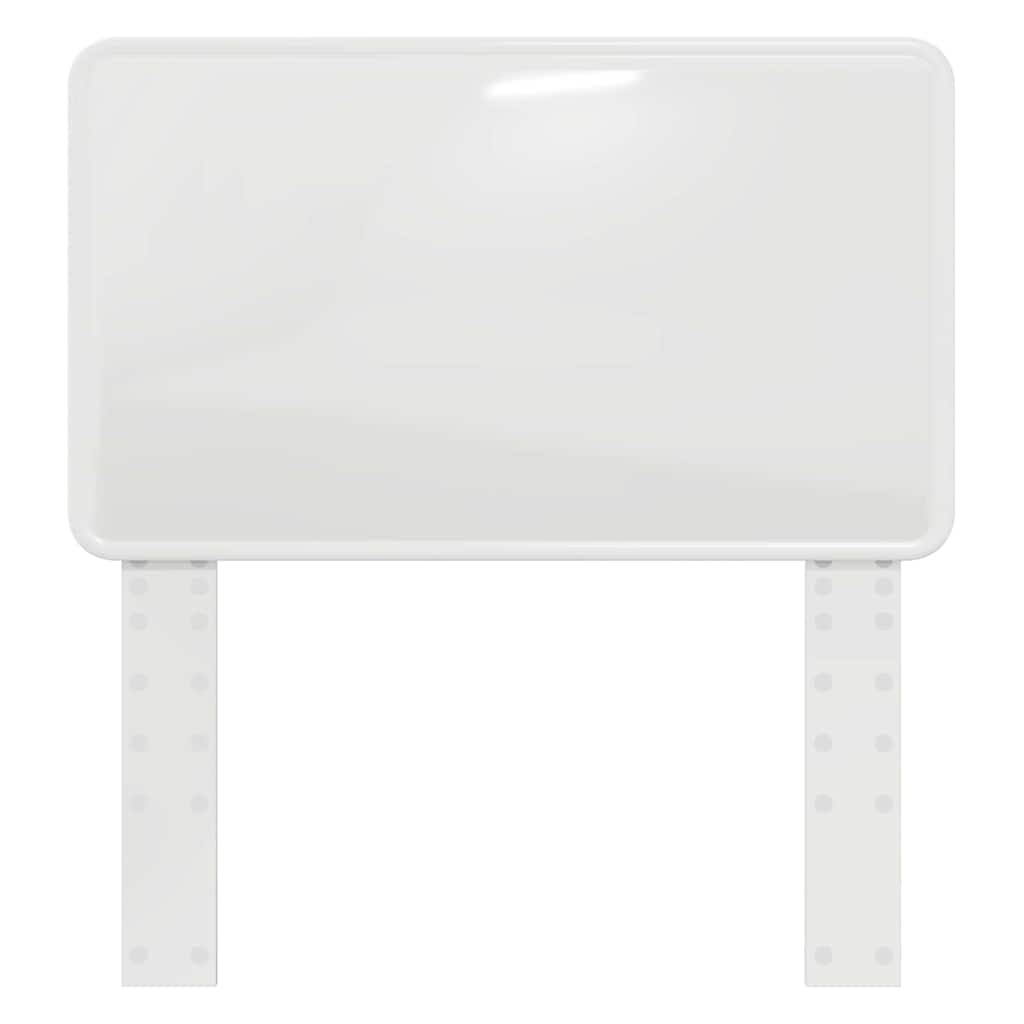 Testiera con testiera Bianco Lucido 80 cm Legno multistrato