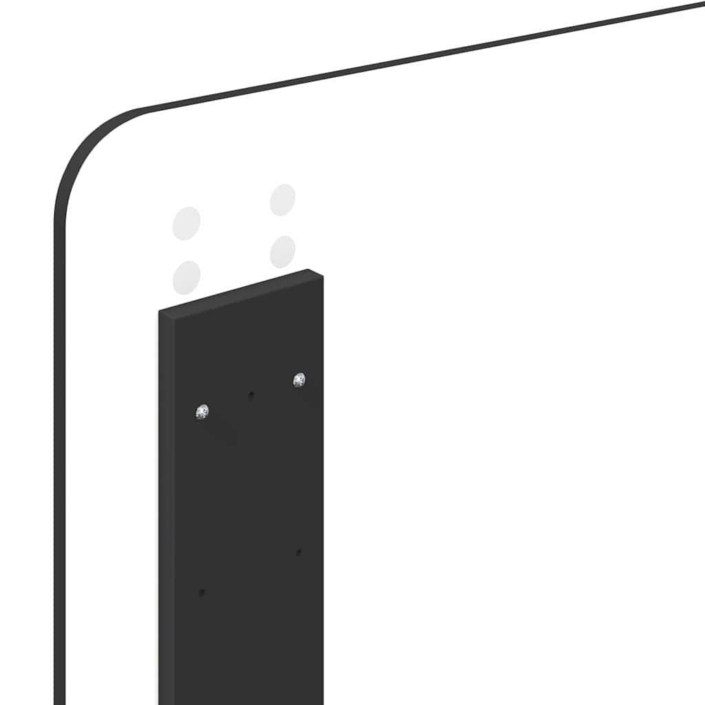 Testiera con testiera Rovere Nero 75 cm Legno multistrato