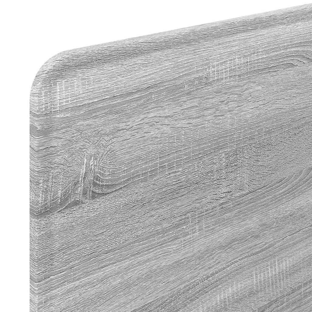 Testiera con testiera Grigio Sonoma 75 cm Legno multistrato