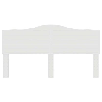 Testiera con testiera Bianco 200 cm Legno multistrato