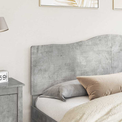 Testiera con testiera Grigio cemento 200 cm Legno multistrato